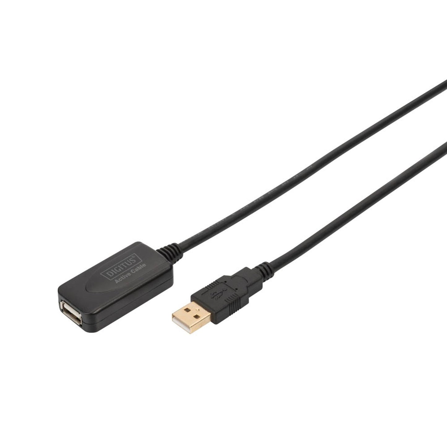 DIGITUS USB 2.0 USB-Kabel 5,0 m schwarz | DA-70130-4