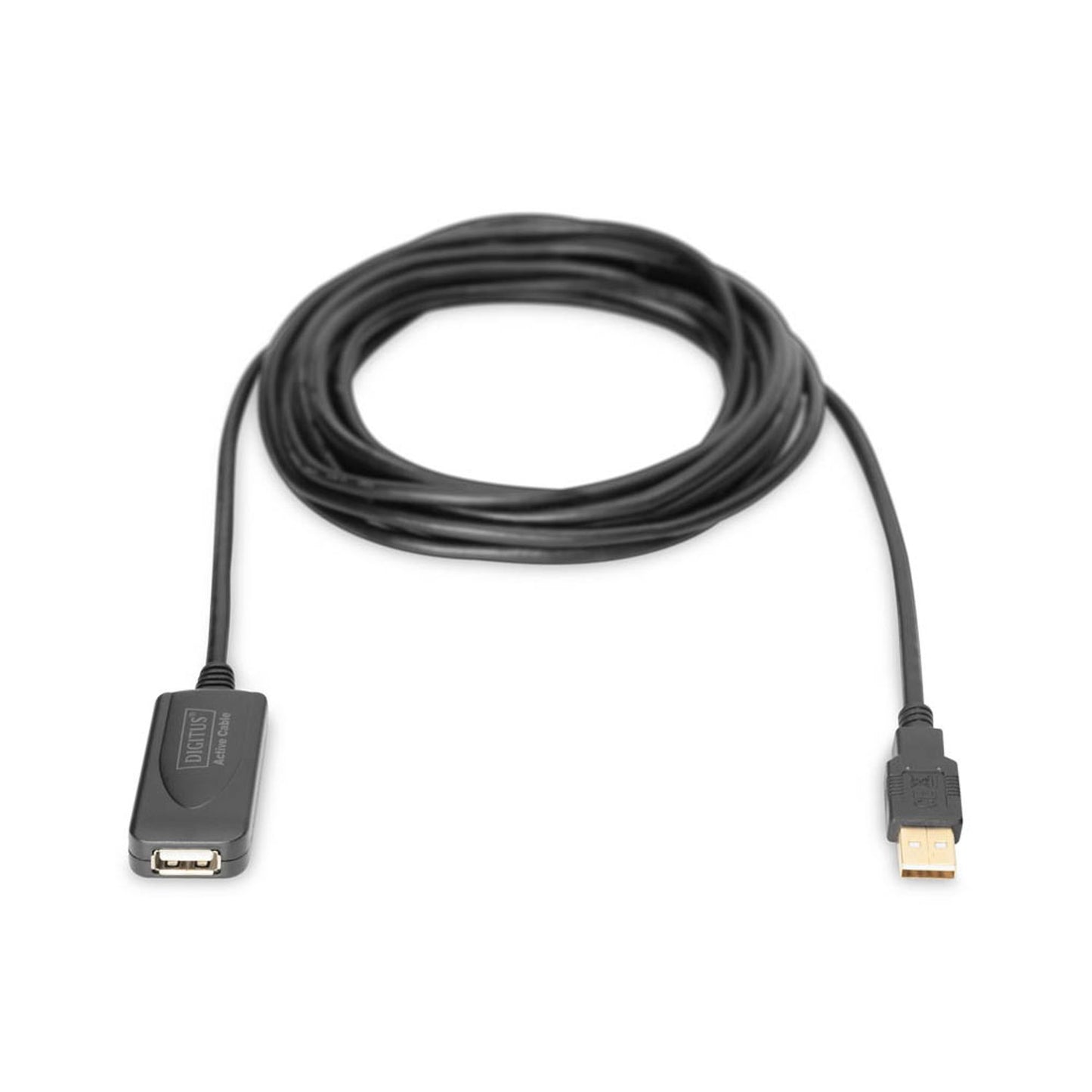 DIGITUS USB 2.0 USB-Kabel 5,0 m schwarz | DA-70130-4