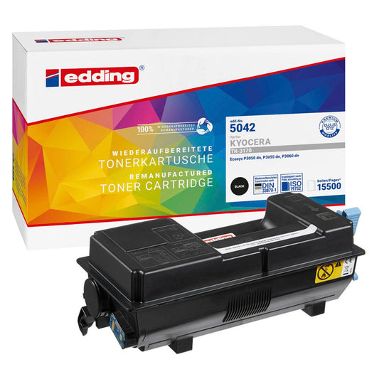 edding EDD-5042 schwarz Toner kompatibel zu KYOCERA TK-3170 | 18-5042