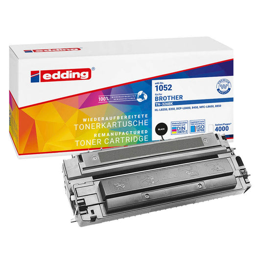 edding EDD-1052 schwarz Toner kompatibel zu brother TN-326BK | 18-1052