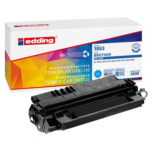 edding EDD-1053 cyan Toner kompatibel zu brother TN-326C | 18-1053