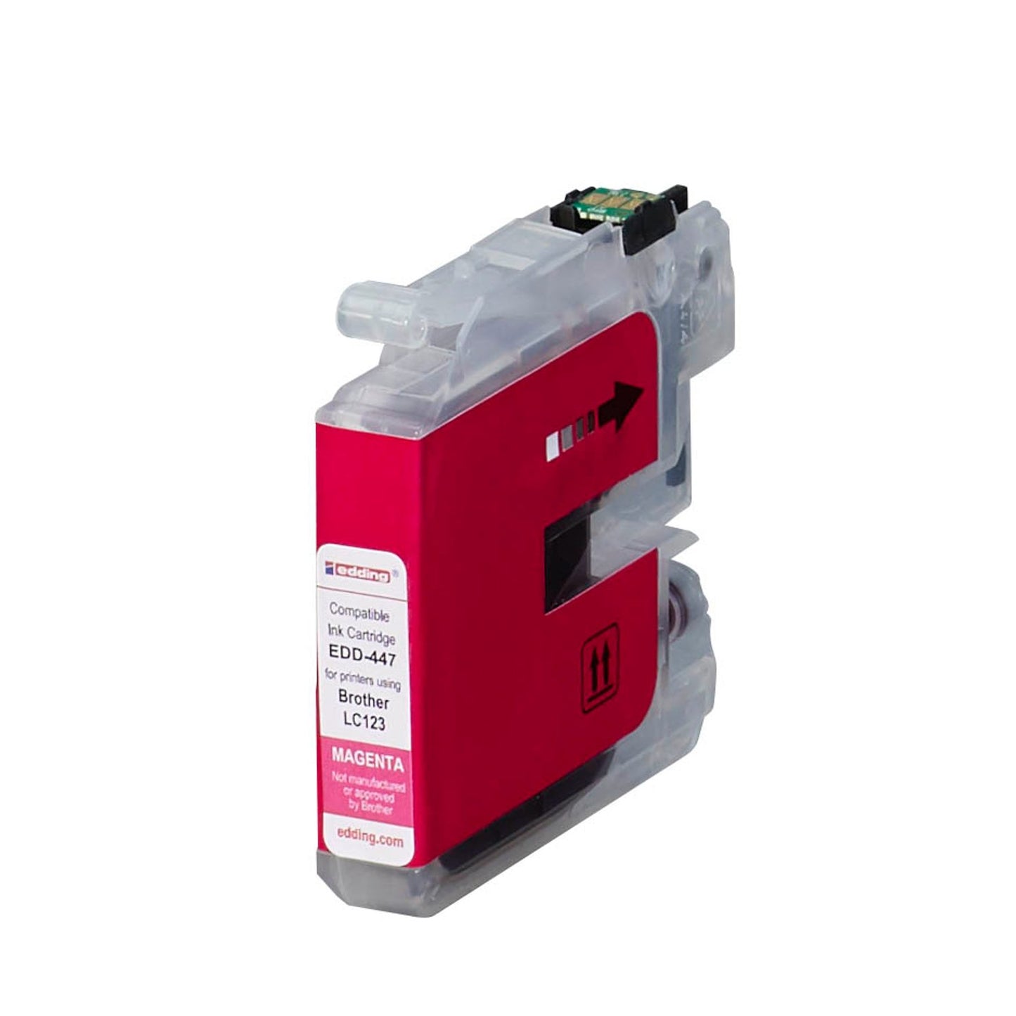 edding EDD-447 magenta Druckerpatrone kompatibel zu brother LC-123M | 18-447/18-447-01