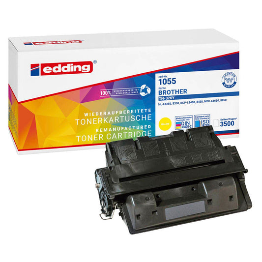 edding EDD-1055 gelb Toner kompatibel zu brother TN-326Y | 18-1055