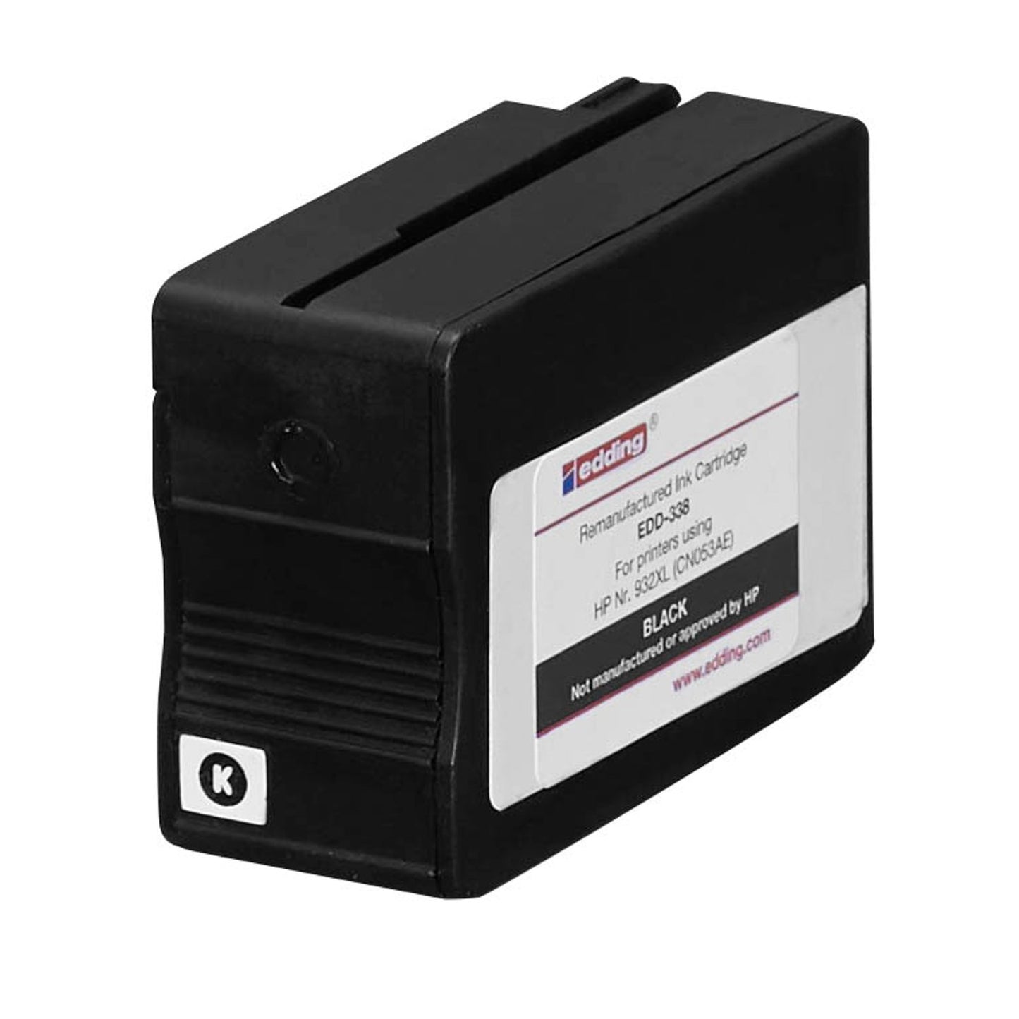 edding EDD-338 schwarz Druckerpatrone kompatibel zu HP 932XL (CN053AE) | 18-338