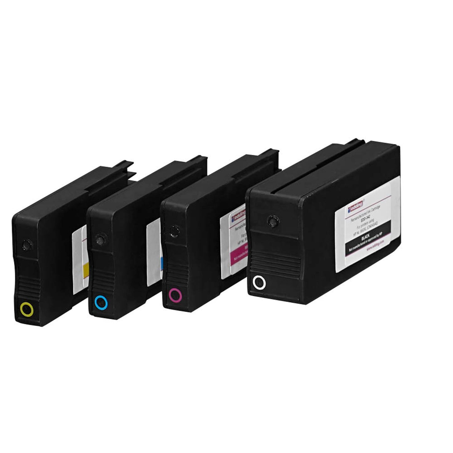 edding EDD-427 schwarz, cyan, magenta, gelb Druckerpatronen kompatibel zu HP 950XL + 951XL (C2P43AE), 4er-Set | 18-427 | 1 Pack = 4 St.