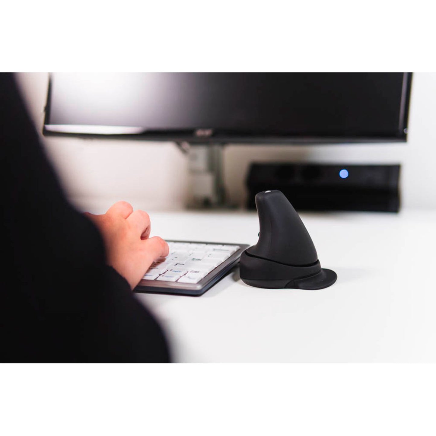 BAKKER ELKHUIZEN Rockstick 2 Mouse Wireless Medium/Small Maus ergonomisch kabellos schwarz | BNEROCKMWMS