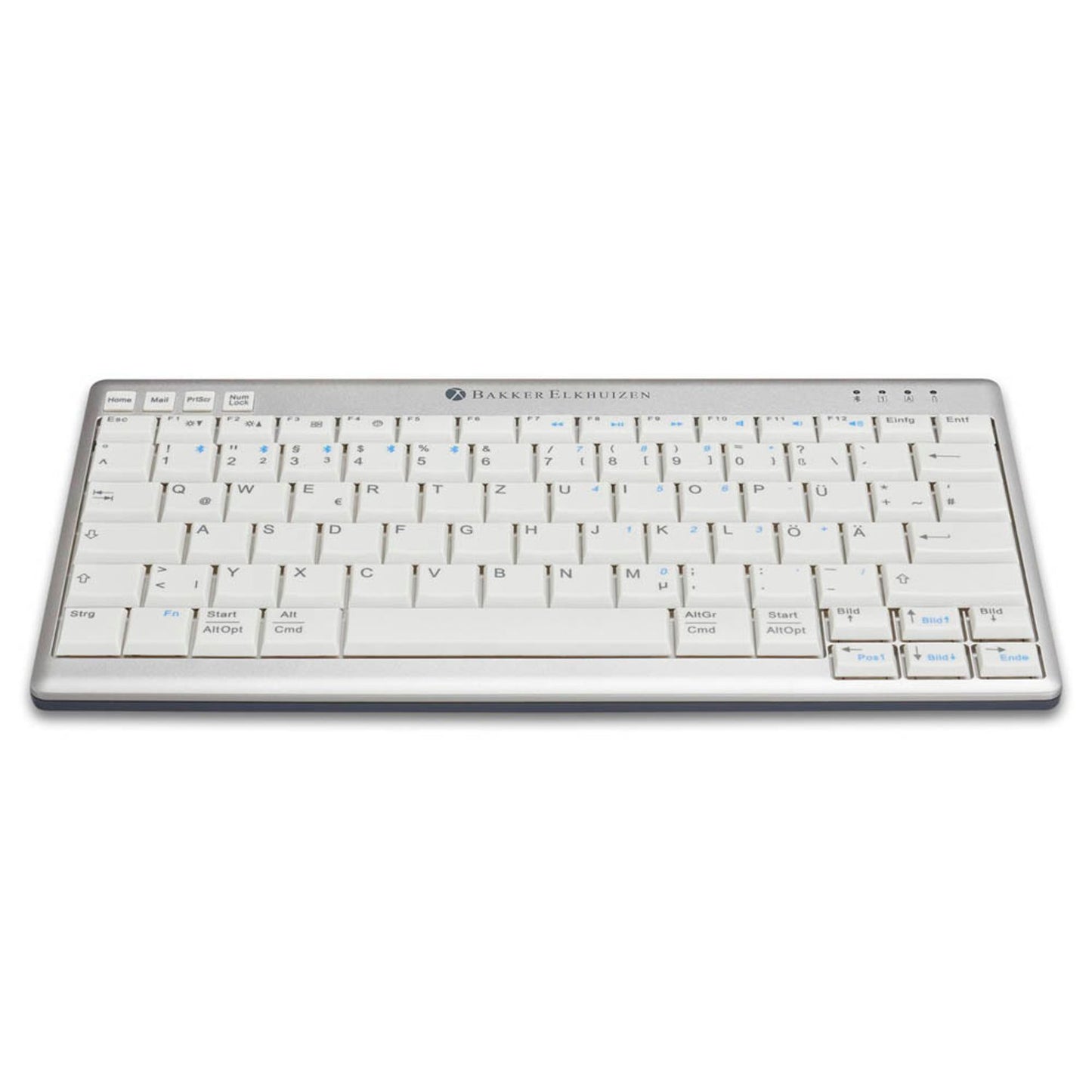 BAKKER ELKHUIZEN UltraBoard 950 Wireless Tastatur kabellos grau, weiß | BNEU950WDE