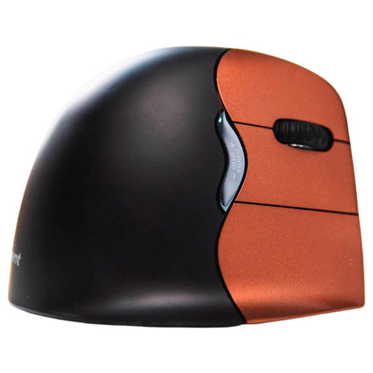 BAKKER ELKHUIZEN Evoluent4 Small Wireless Maus ergonomisch kabellos kupfer, schwarz | BNEEVR4SW