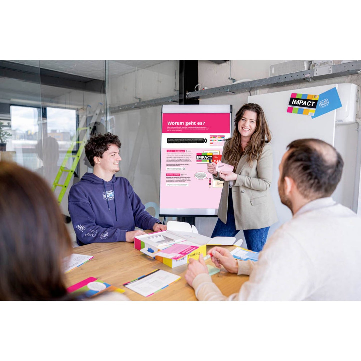 PLAYROOM Flipchart-Arbeitsblock IMPACT FLIP DE 65,0 x 97,0 cm, (80 g/qm) | 868845000 | 1 Pack = 5 St.