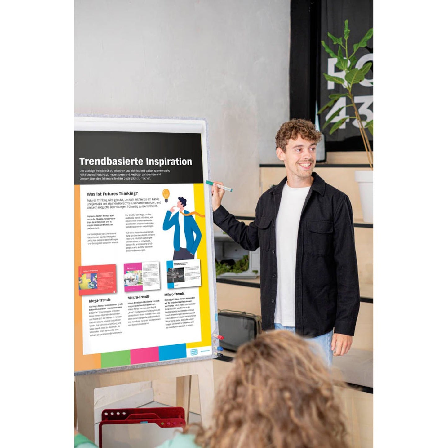 PLAYROOM Flipchart-Arbeitsblöcke TREND FLIP DE 65,0 x 97,0 cm | 868841000 | 1 Pack = 5 St.