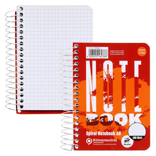 Staufen® Collegeblock Style Notebook kariert DIN A6 ohne Rand | 734046038