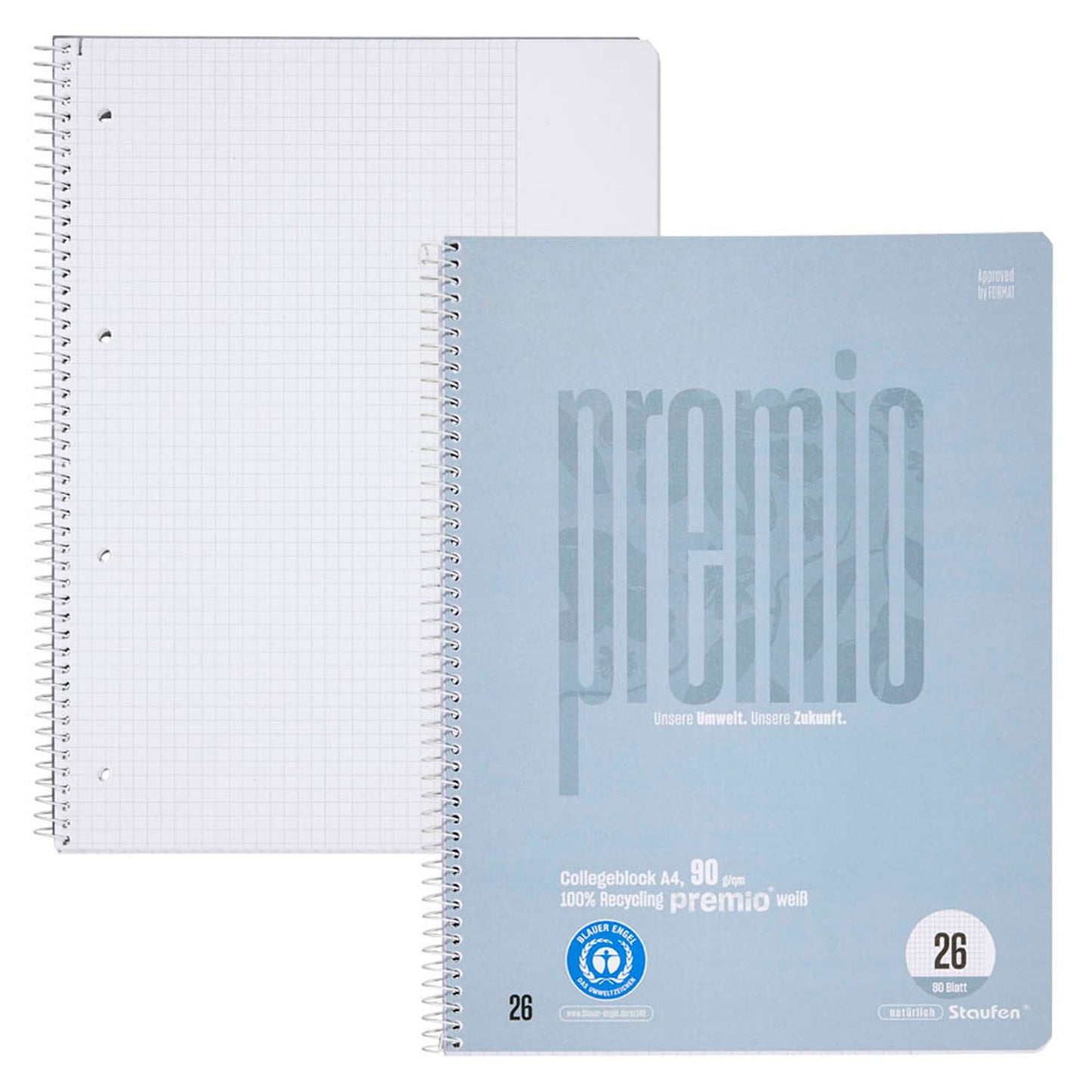Staufen® Collegeblock Premio DIN A4,