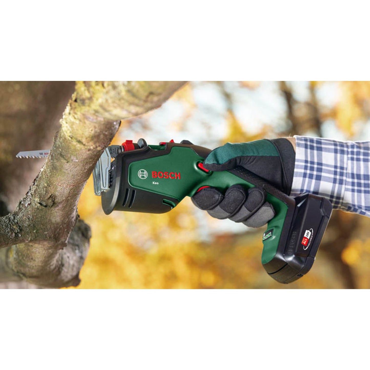 BOSCH Home & Garden KEO Akku-Astsäge 15,0 cm 18,0 V, mit 1 Akku | 0600861A00