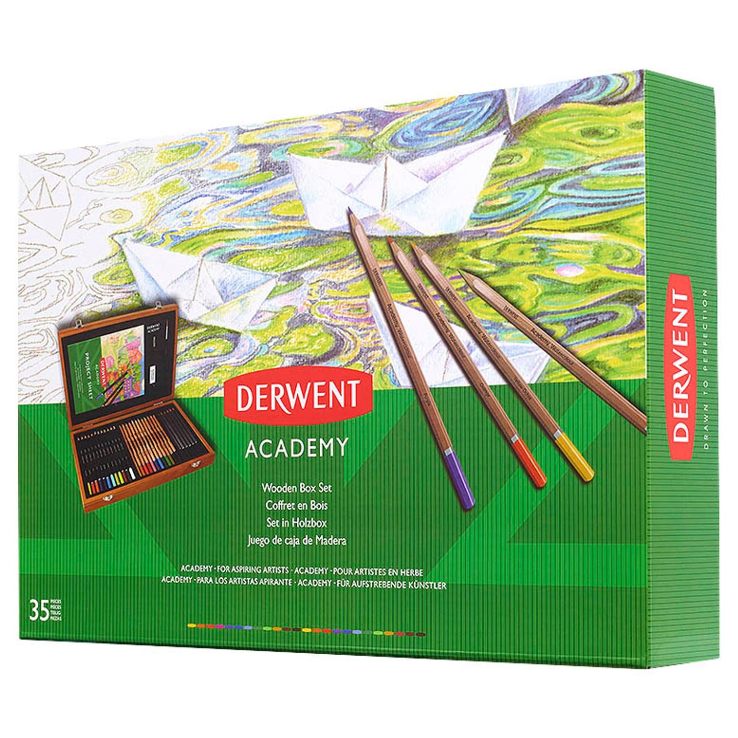 DERWENT Sketching Academy Bleistift-Set B, H, HB, 2H, 2B, 5H, 4H, 3H, 3B, 4B, 5B, 6B grau | 2300147