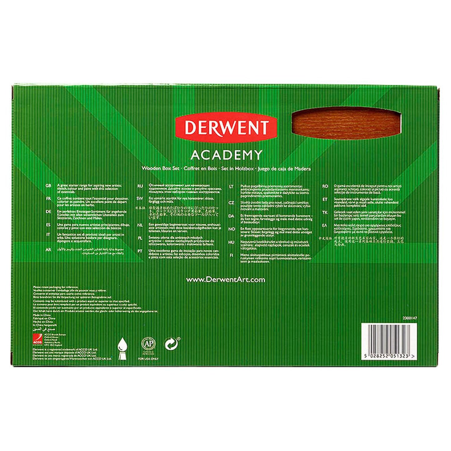 DERWENT Sketching Academy Bleistift-Set B, H, HB, 2H, 2B, 5H, 4H, 3H, 3B, 4B, 5B, 6B grau | 2300147