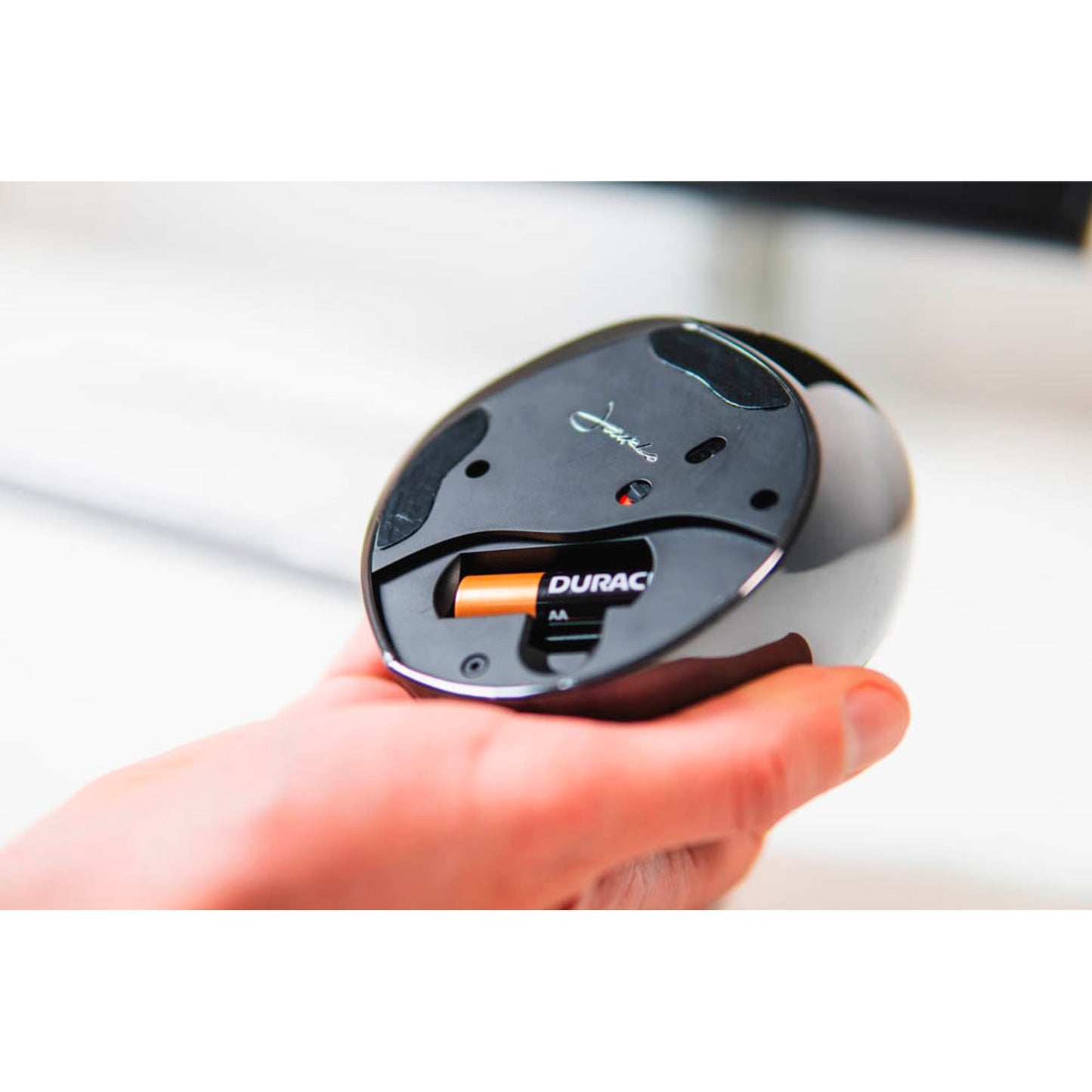 BAKKER ELKHUIZEN Evoluent D Large Maus ergonomisch kabellos grau, schwarz, silber | BNEEVRDLW