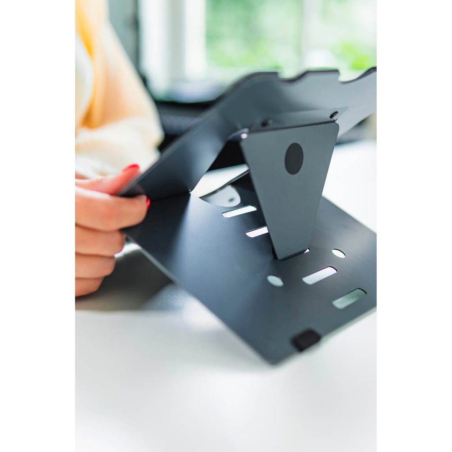 BAKKER ELKHUIZEN Notebook-Ständer Ergo-Q 160 grau, schwarz | BNEQ160DG