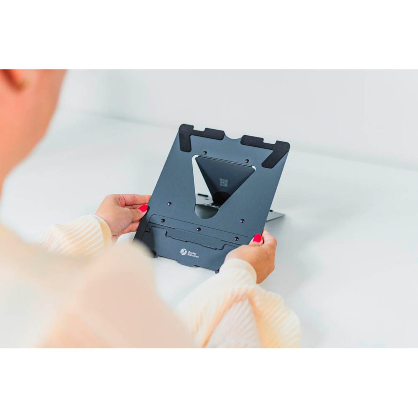 BAKKER ELKHUIZEN Notebook-Ständer Ergo-Q 160 grau, schwarz | BNEQ160DG