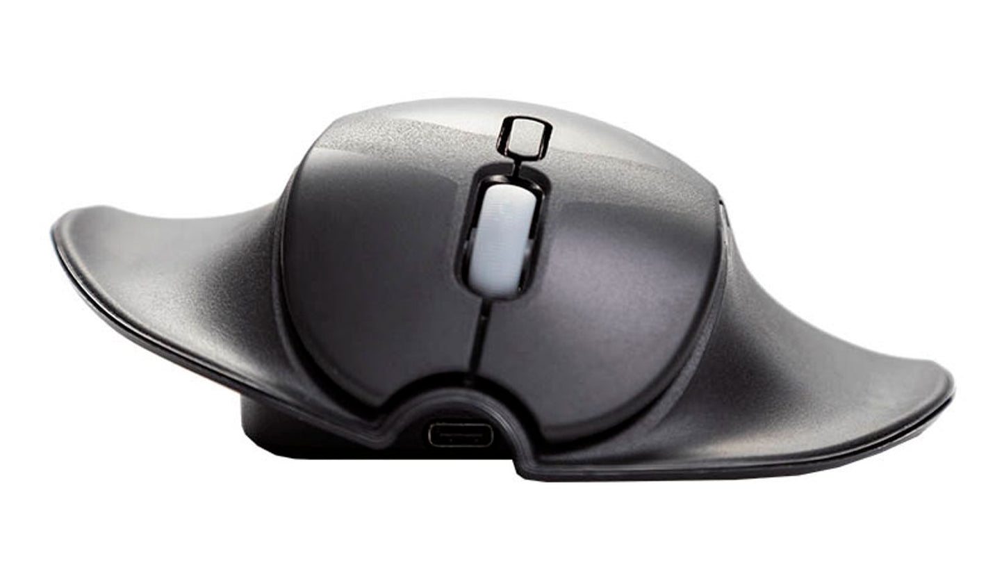 BAKKER ELKHUIZEN HandshoeMouse Shift Maus ergonomisch kabellos schwarz