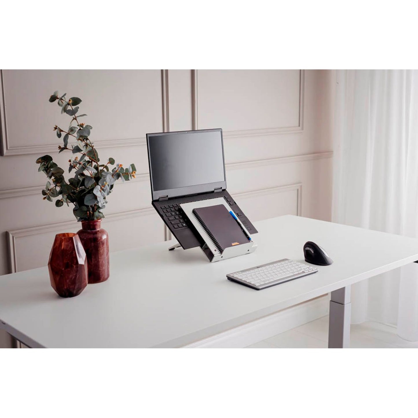 BAKKER ELKHUIZEN Notebook-Ständer Ergo-Q 260 hellgrau | BNEQ26012