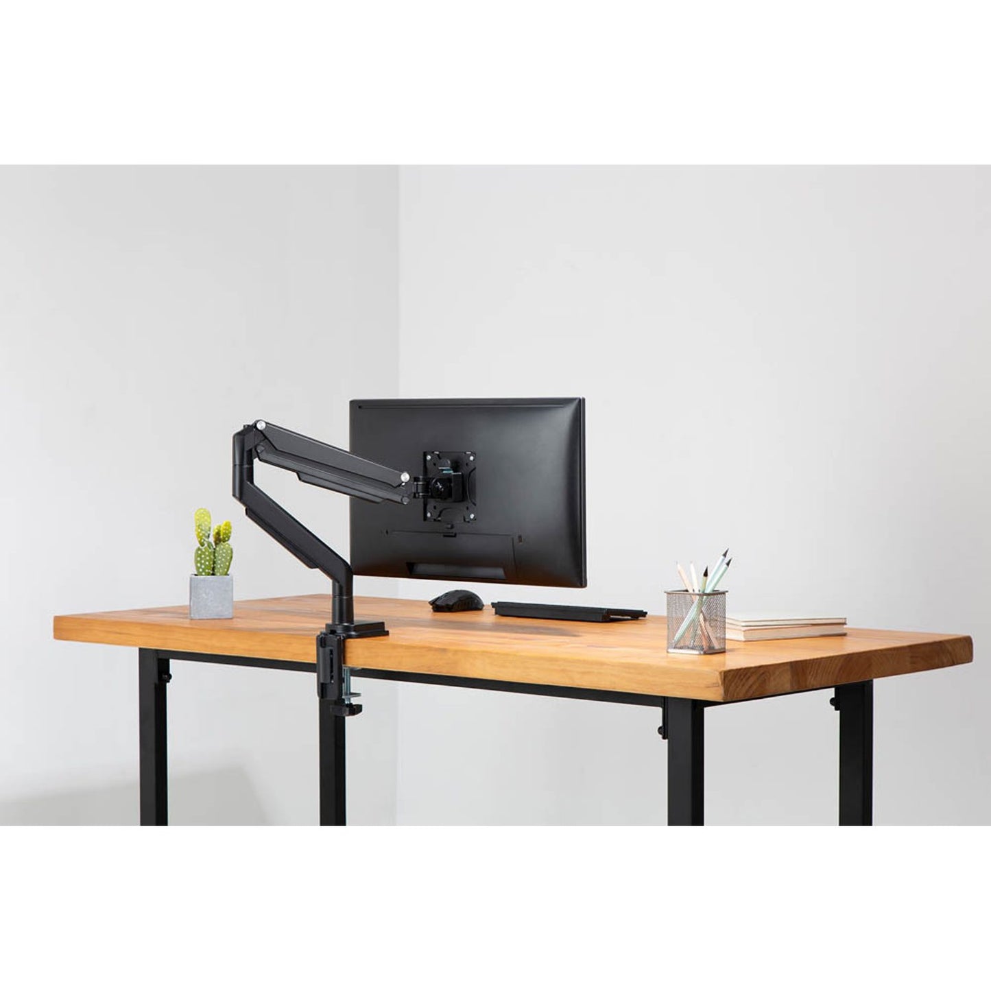 DIGITUS Monitor-Halterung schwarz für 1 Monitor, Tischklemme | DA-90394