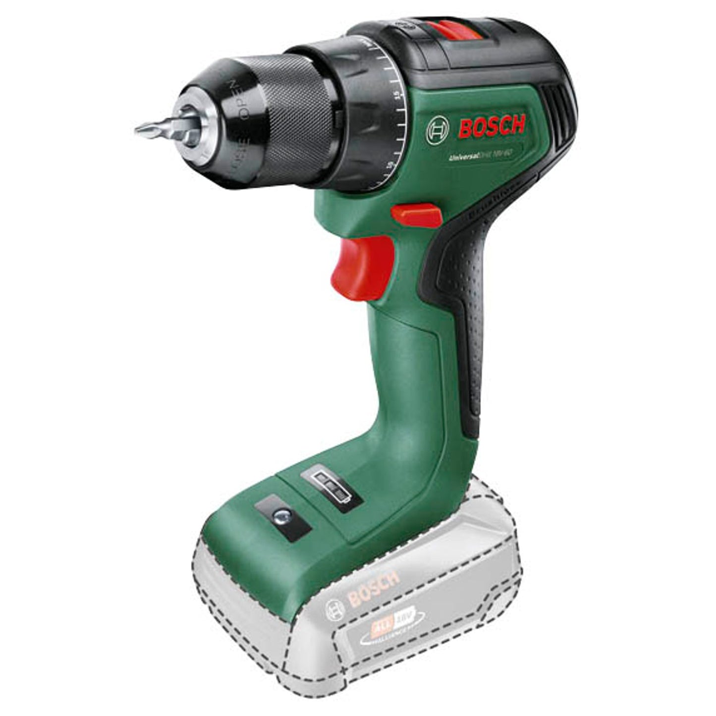 BOSCH Home & Garden UniversalDrill 18V-60 Akku-Bohrschrauber 18,0 V, ohne Akku | 06039D7000