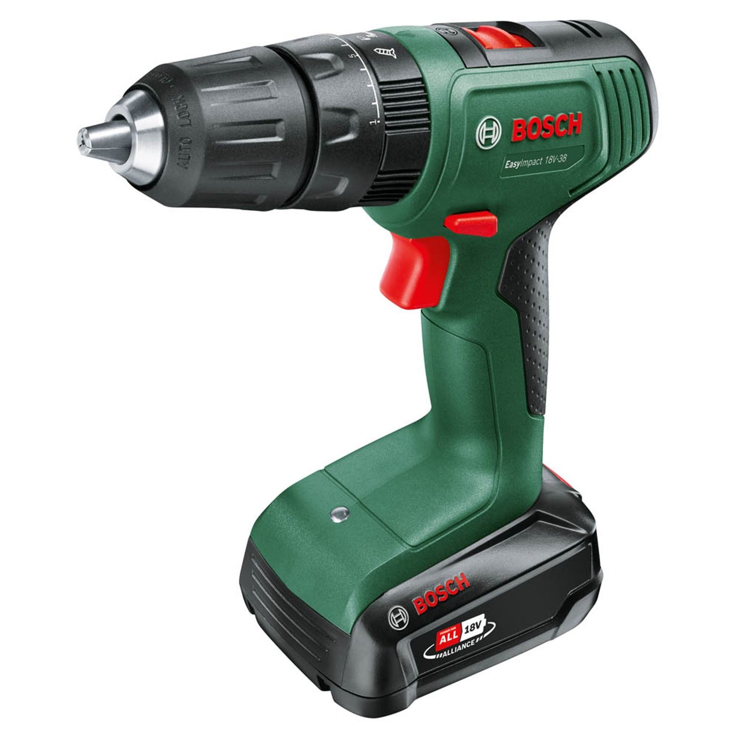 BOSCH Home & Garden EasyImpact 18V-38 Akku-Schlagbohrschrauber-Set 18,0 V, mit 1 Akku | 06039D810E