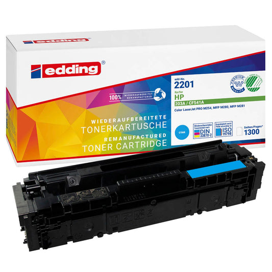 edding EDD-2201 cyan Toner kompatibel zu HP 203A (CF541A) | 18-2201
