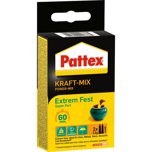 Pattex KRAFT-MIX POWER-MIX Extrem Fest 2 Komponenten-Kleber 24,0 g | 9H PK6FT