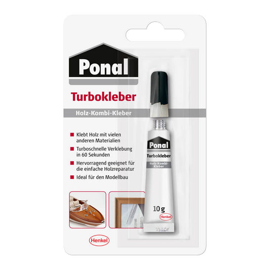 Ponal Turbokleber Holzleim 10,0 g | 9H PES6N