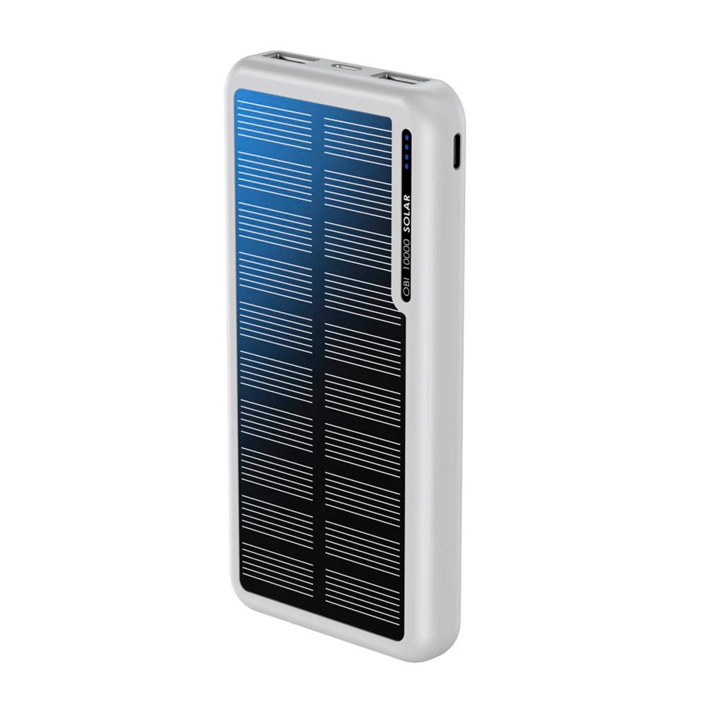 BOOMPODS OBI-SOLAR Solar-Powerbank 10.000 mAh weiß | POSWHT