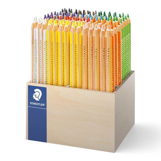 STAEDTLER Noris Club® jumbo Buntstifte farbsortiert | 128 CA112 | 1 Pack = 112 St.