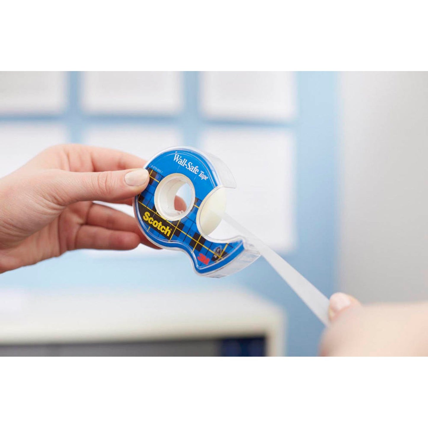 Scotch Klebefilmabroller Wall-Safe Tape blau | 183-EFDG