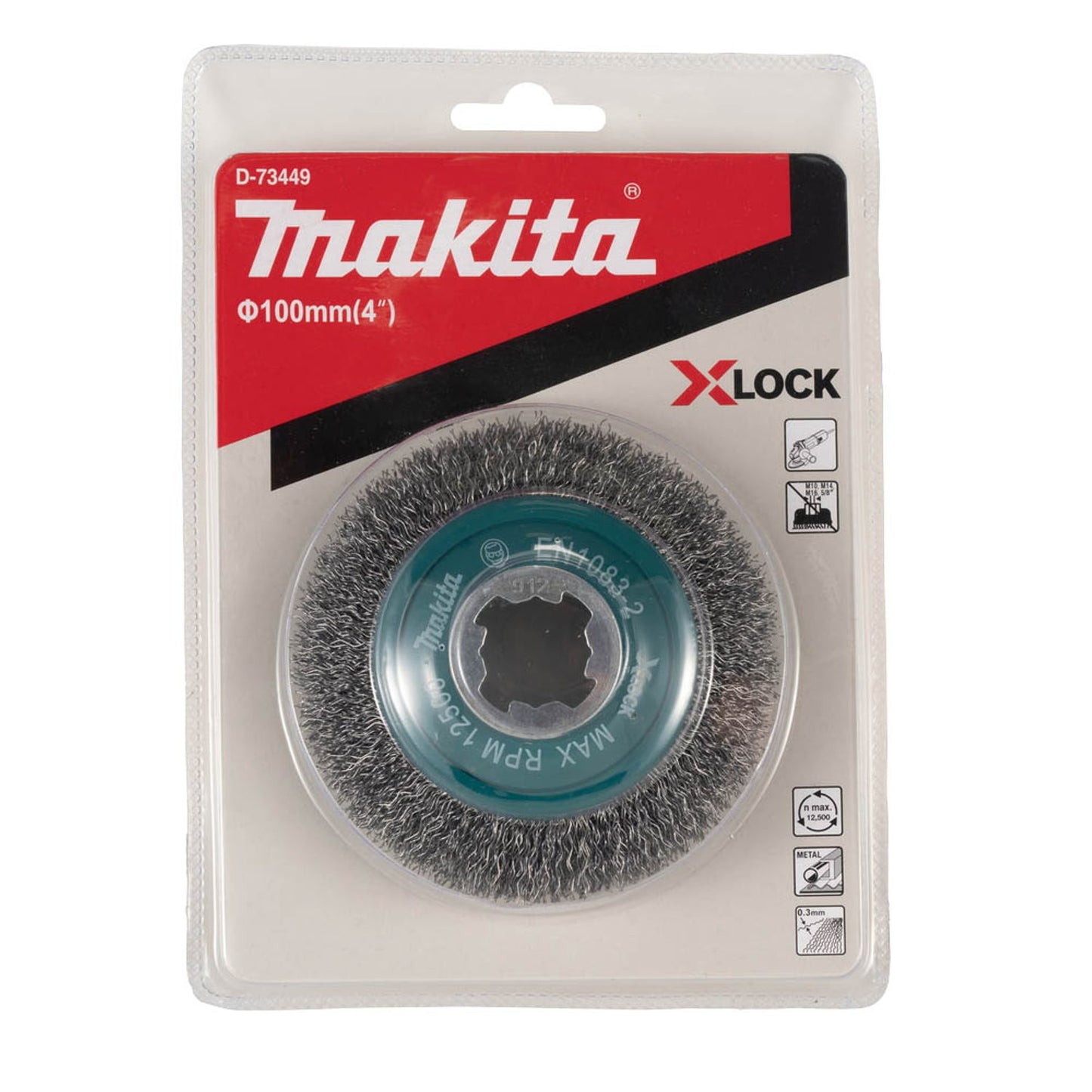 makita Drahtbürste für Winkelschleifer Kegelbürste | D-73449