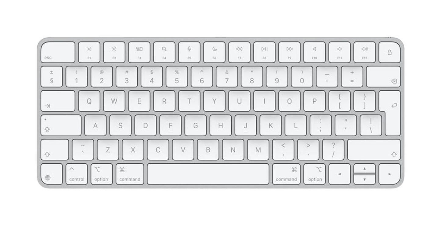 Apple Magic Keyboard (2024) Tastatur kabellos silber