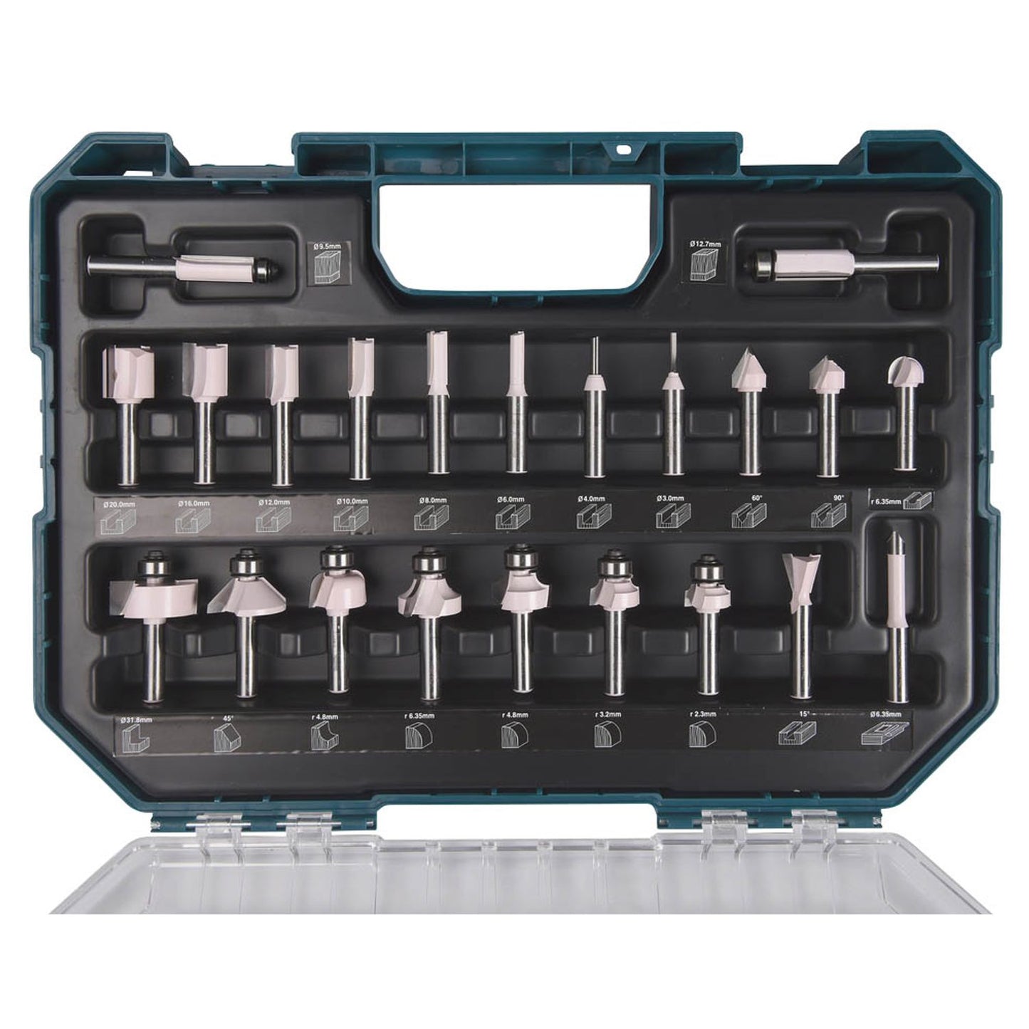 makita Fräser-Set 22-teilig | D-74778