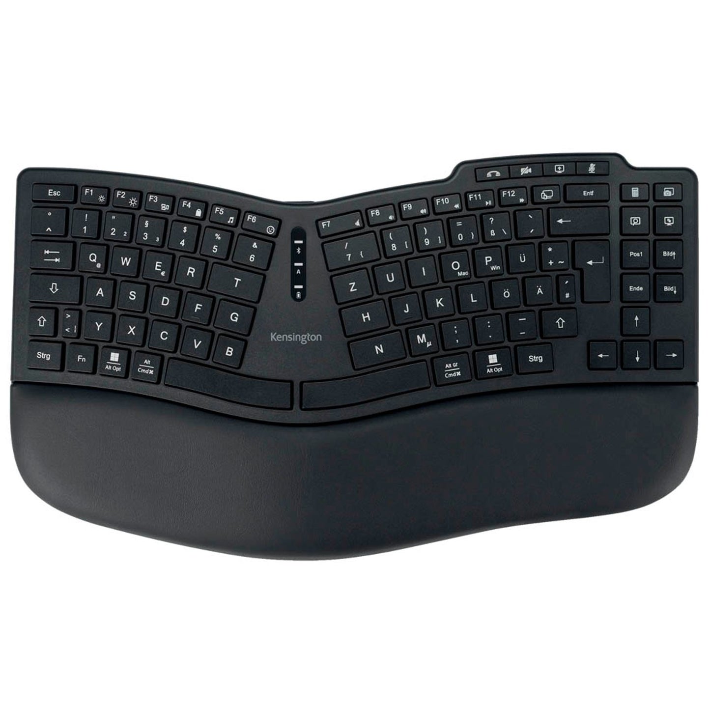 Kensington Pro Fit Ergo KB675 EQ ergonomische Tastatur kabellos schwarz | K75491DE