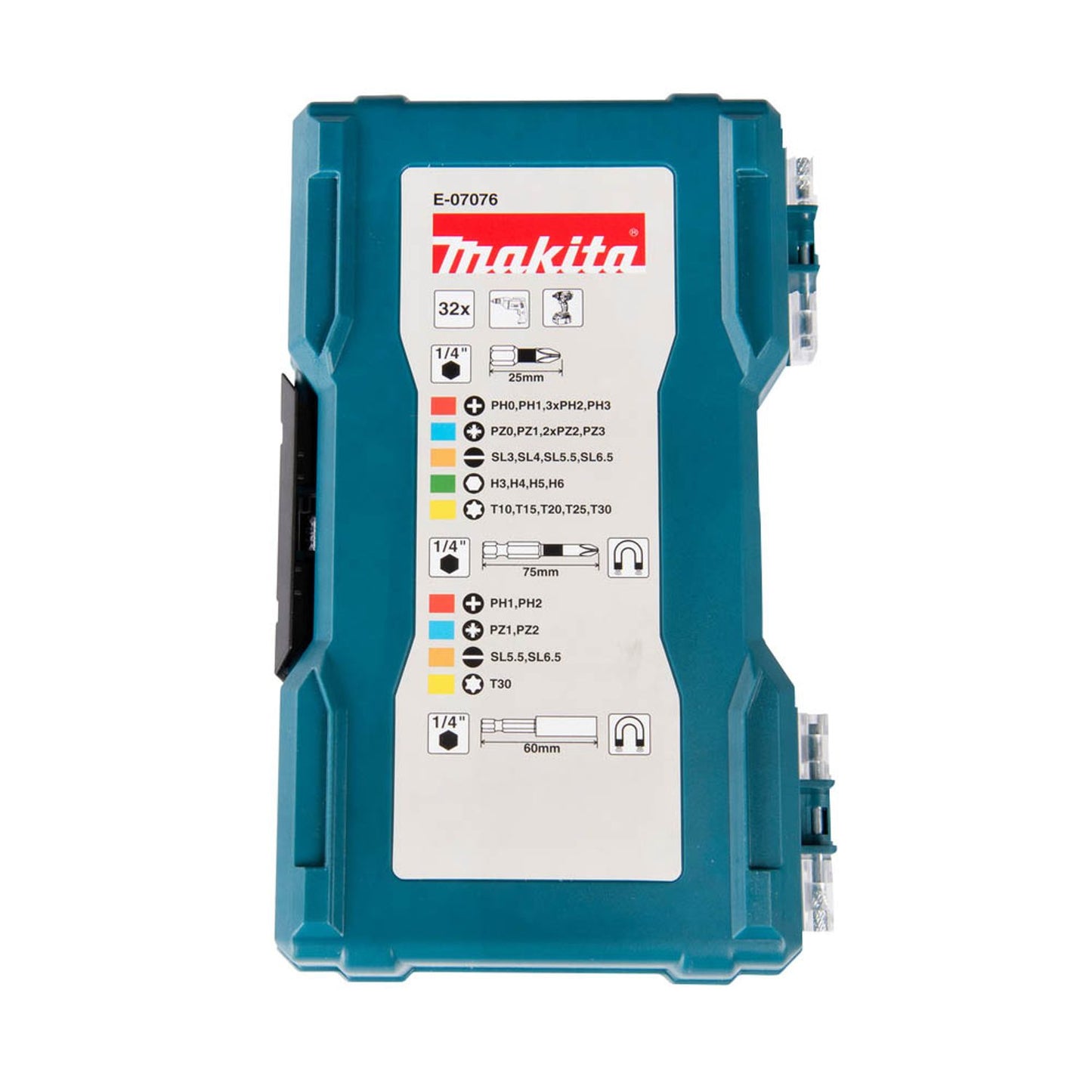 makita Bit-Set, 32-teilig | E-07076