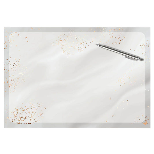 SIGEL Schreibtischunterlage Glittery Joy grau/gold | JS105
