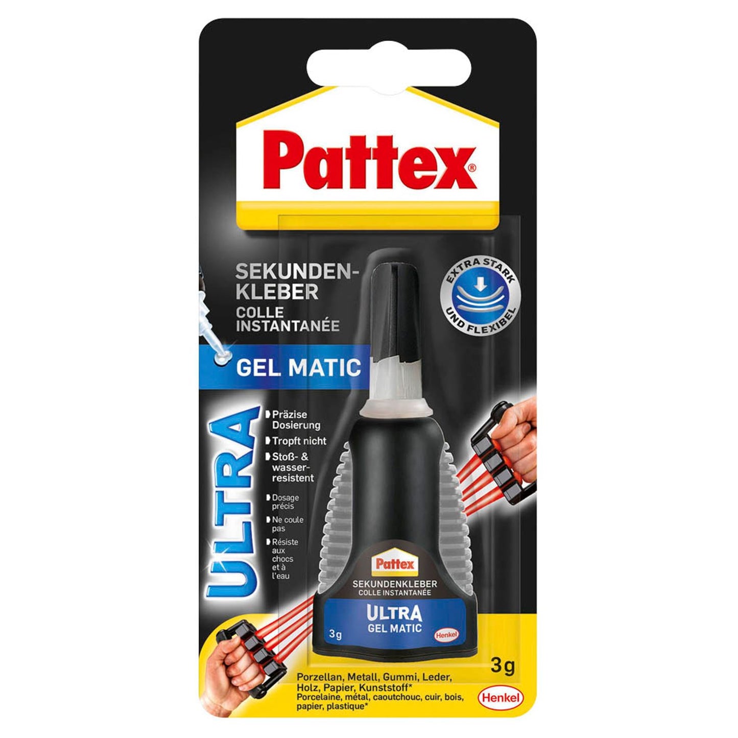 Pattex Ultra Gel Matic Sekundenkleber 3,0 g | 9H PSG5C