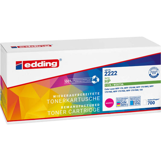 edding EDD-2222 magenta Toner kompatibel zu HP 117A (W2073A) | 18-2222