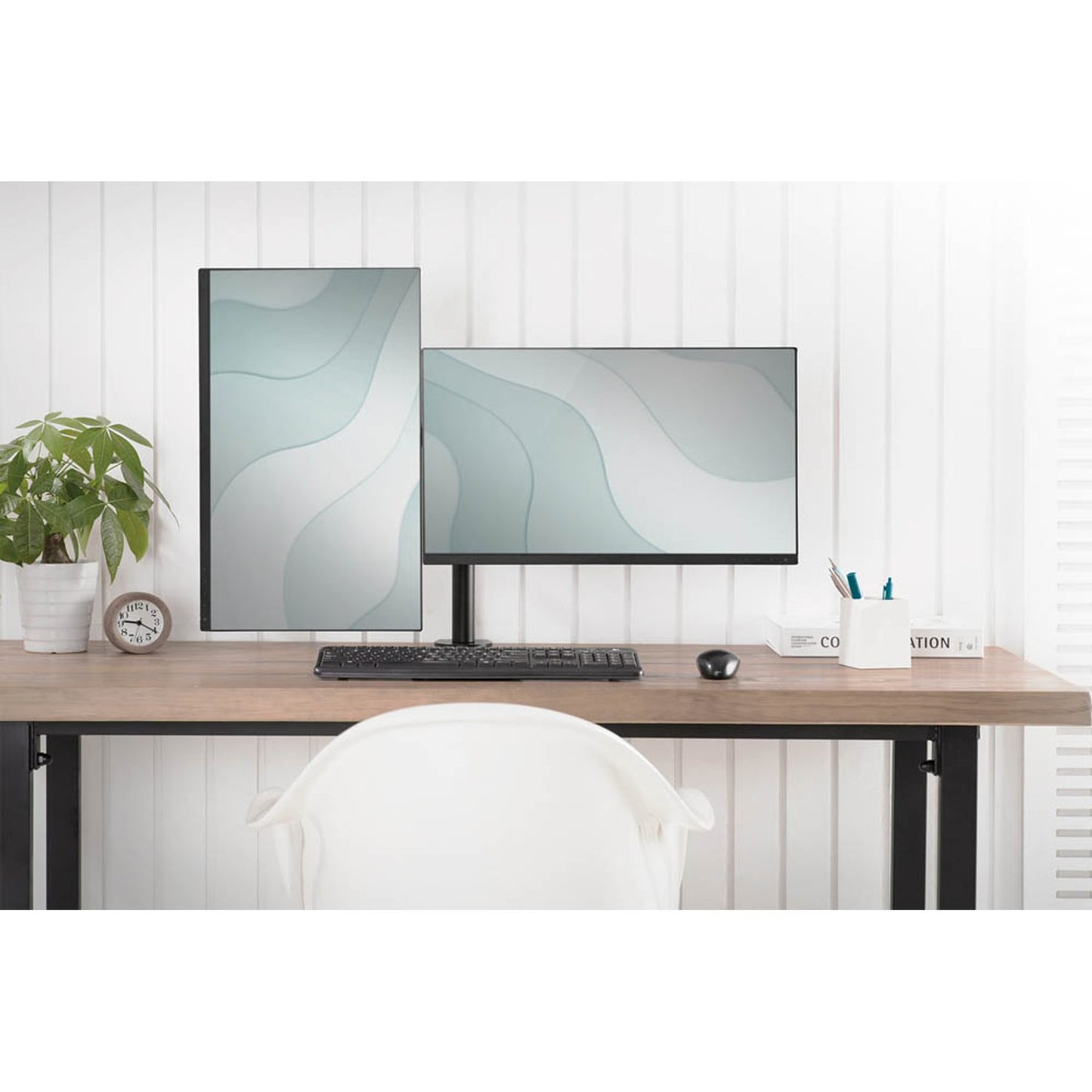 DIGITUS Monitor-Halterung DA-90399 schwarz für 1 Monitor, Tischklemme | DA-90400