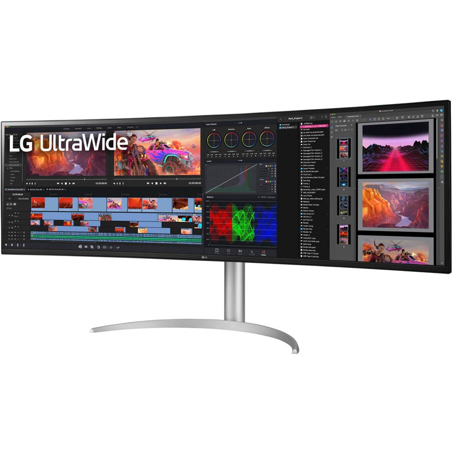 LG Curved Monitor 124,0 cm (49,0 Zoll) weiß | 49BQ95C-W
