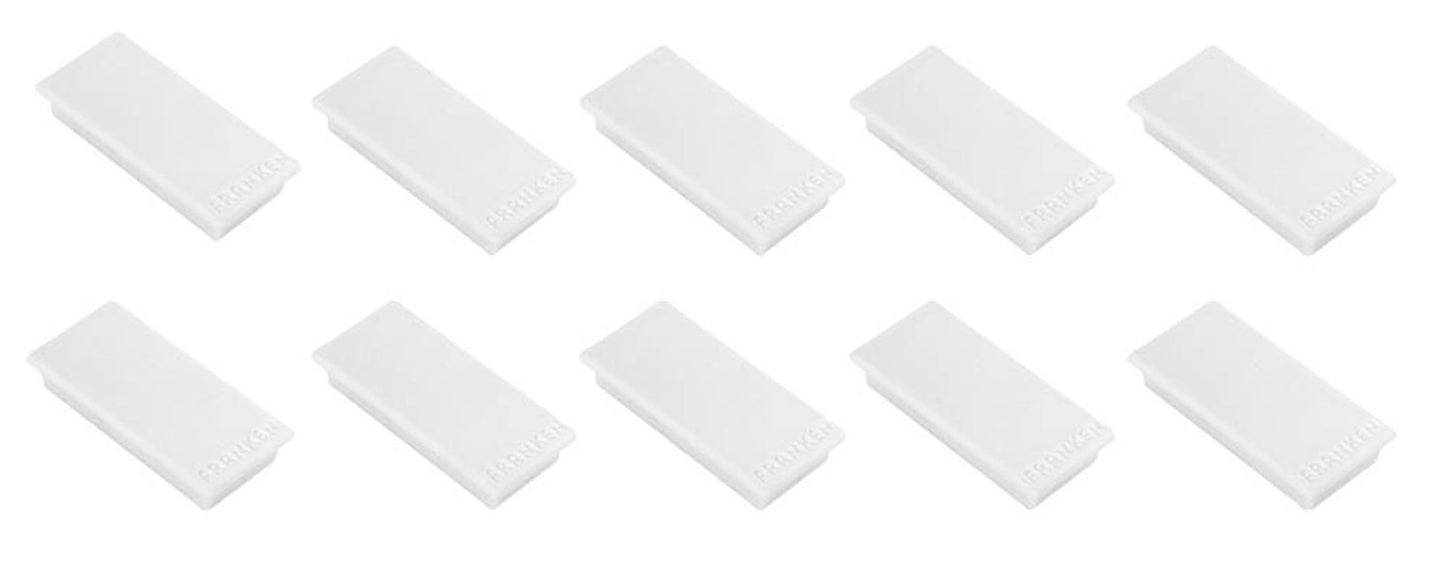 FRANKEN Haftmagnet Magnet, Kunststoff 2,3 x 5,0 cm, 10 St.