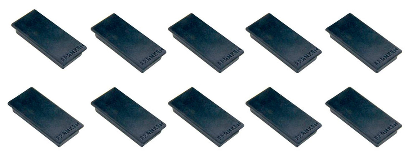 FRANKEN Haftmagnet Magnet, Kunststoff 2,3 x 5,0 cm, 10 St.