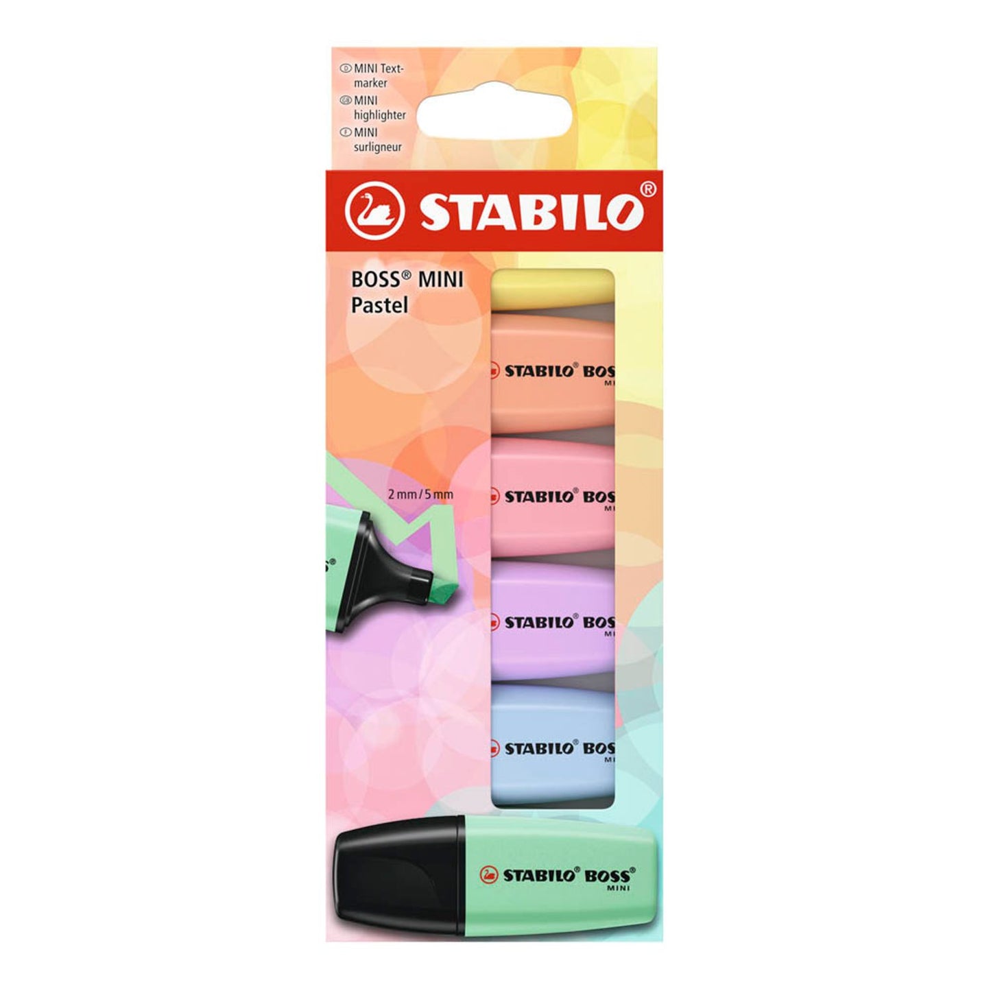 STABILO BOSS MINI Textmarker farbsortiert, 6 St.