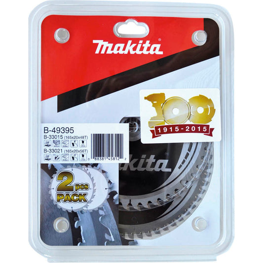makita HM Kreissägeblätter-Set 2-teilig | B-49395 | 1 Set = 2 St.