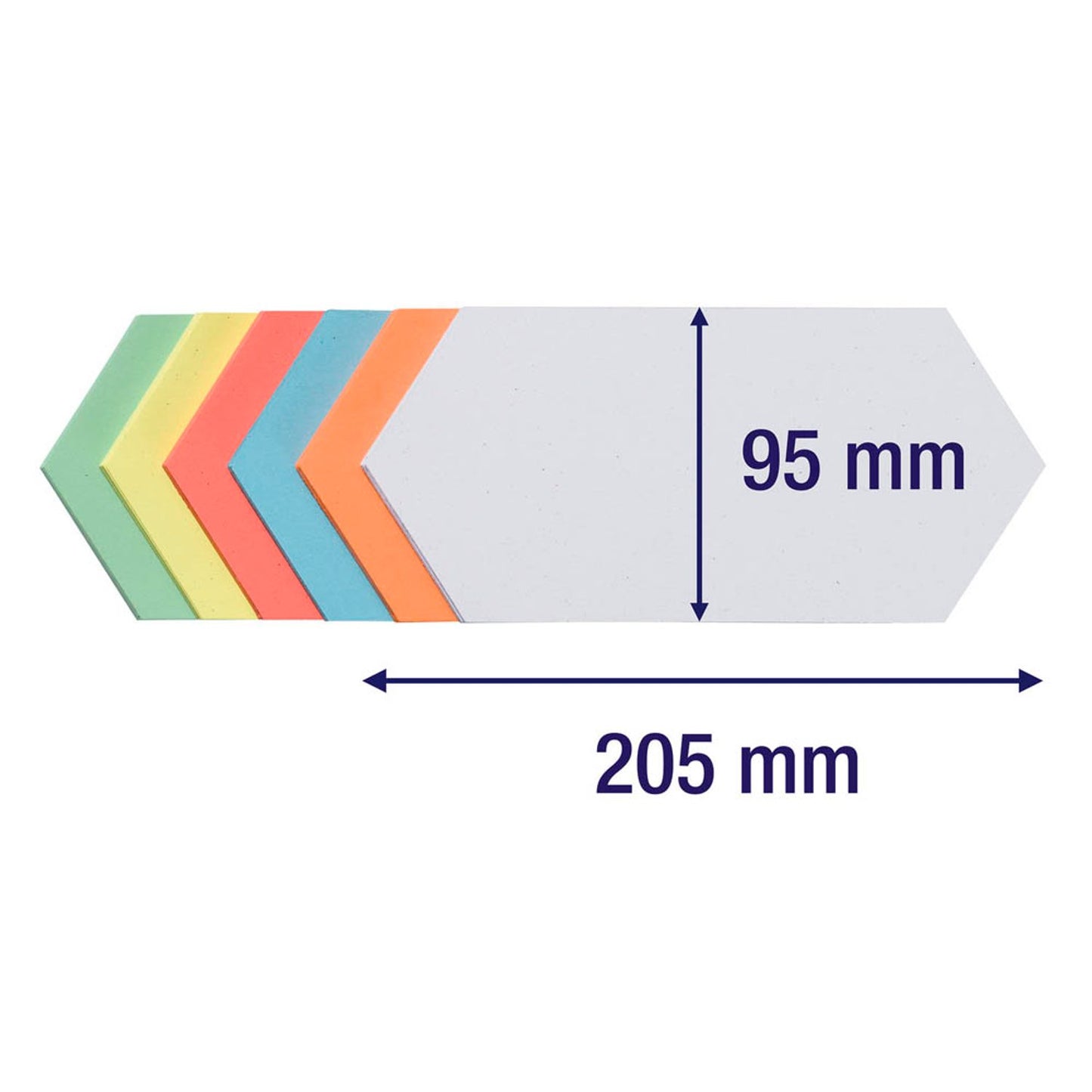FRANKEN Moderationskarten farbsortiert 9,5 x 20,5 cm | UMZ 920 99 | 1 Pack = 500 Blatt
