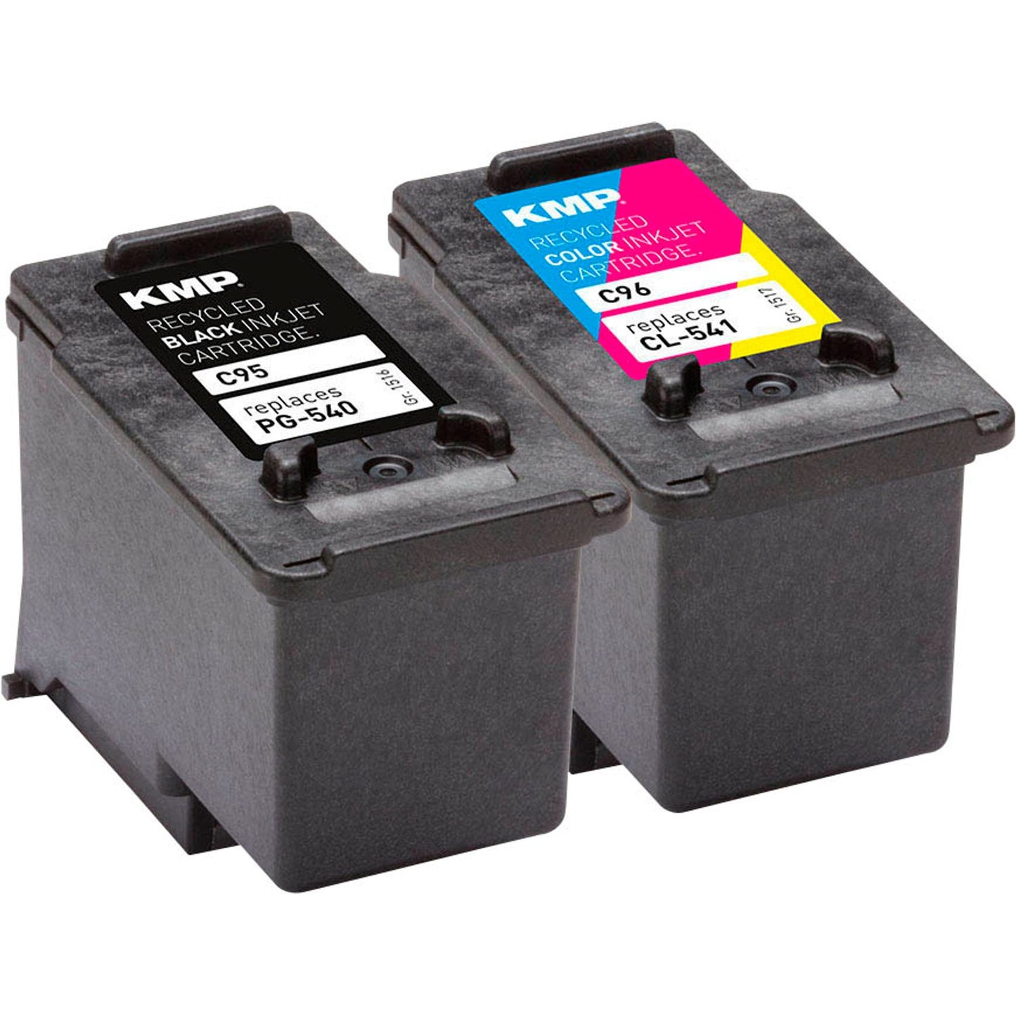 KMP C95V schwarz, color Druckköpfe kompatibel zu Canon PG-540/CL-541, 2er-Set | 1516,4850 | 1 Pack = 2 St.