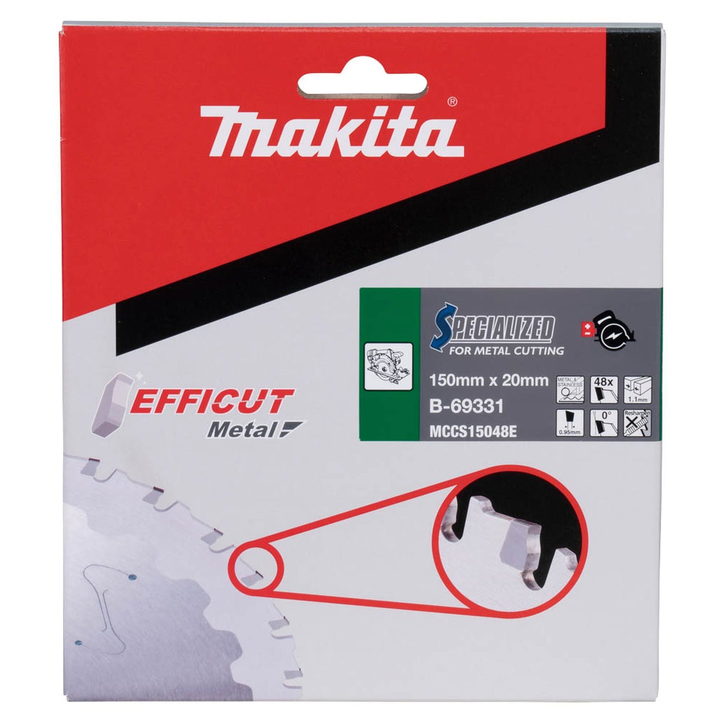 makita , EFFICUT Kreissägeblatt 150,0 mm, 48 Zähne | B-69331